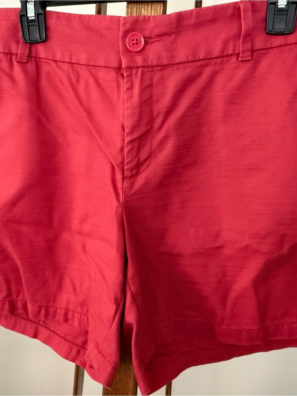 LOFT Red Women's Bermuda Shorts